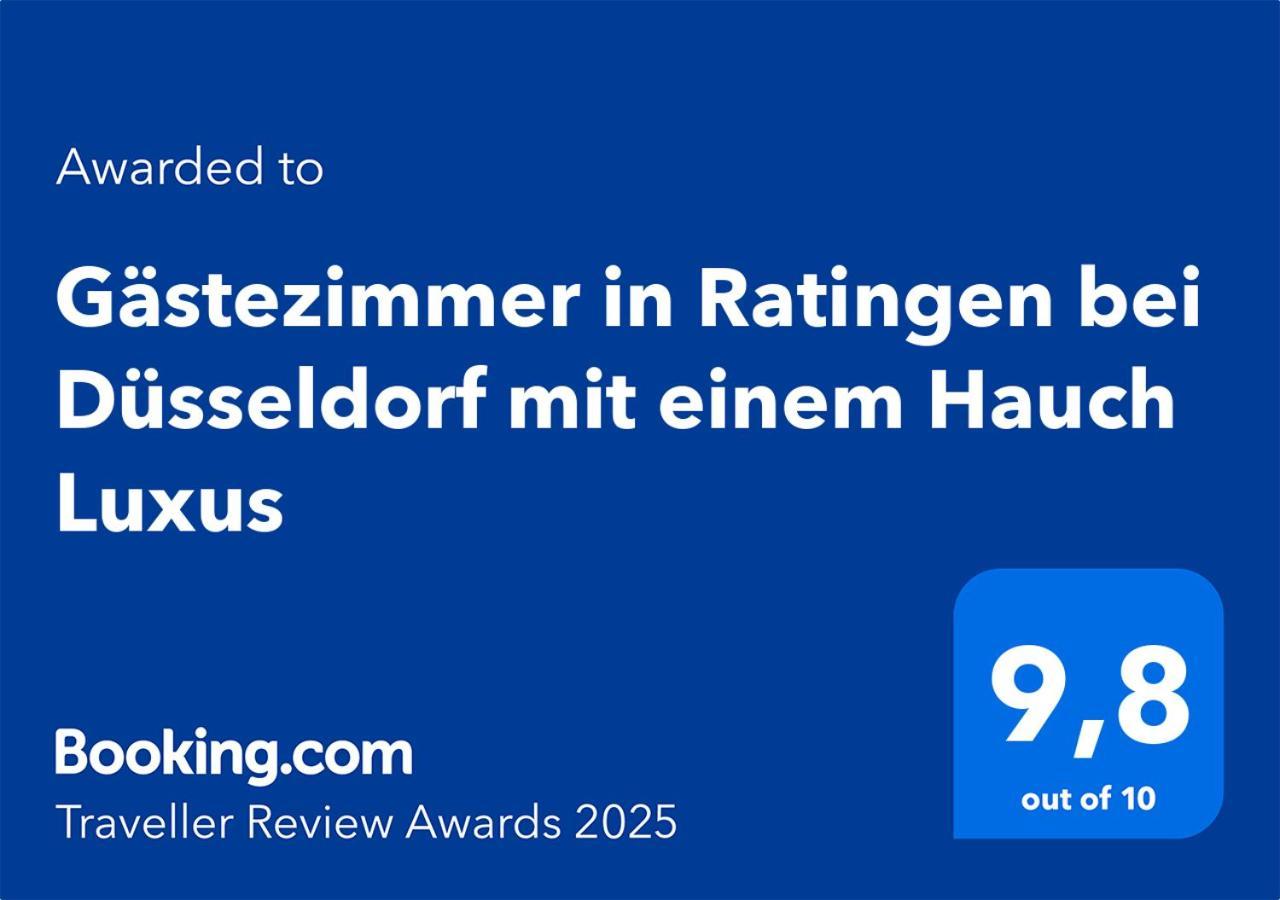 Gaestezimmer In Ratingen Bei Duesseldorf Mit Einem Hauch Luxus Exterior foto